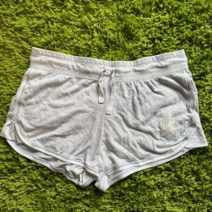 Nike Gray Y2K Athletic Shorts with Elastic Waistband